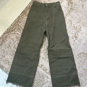 NWOT Rachel Comey Wide Leg Army Green Jeans